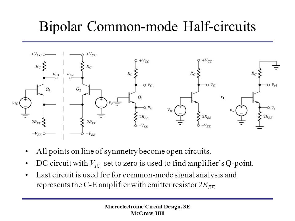 Ac Analysis Differential Amplifier Ppt Templates